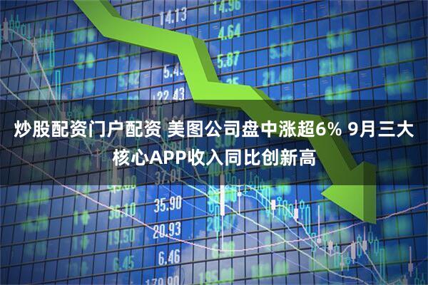 炒股配资门户配资 美图公司盘中涨超6% 9月三大核心APP收入同比创新高